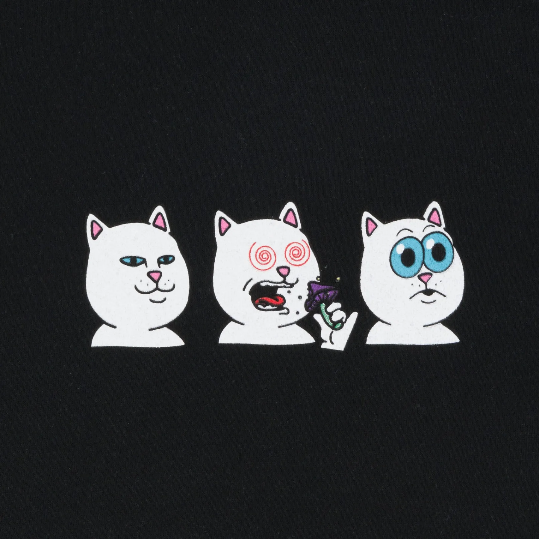 Ripndip Hoodies / Crewnecks|Womens<Shroom Diet Cropped Hoodie (Black)