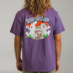 Ripndip Short Sleeve Tees<Shroom House Tee (Plum)