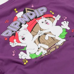 Ripndip Short Sleeve Tees<Shroom House Tee (Plum)