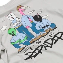 Ripndip Short Sleeve Tees<So Dangerous So Cute Tee (Grey)