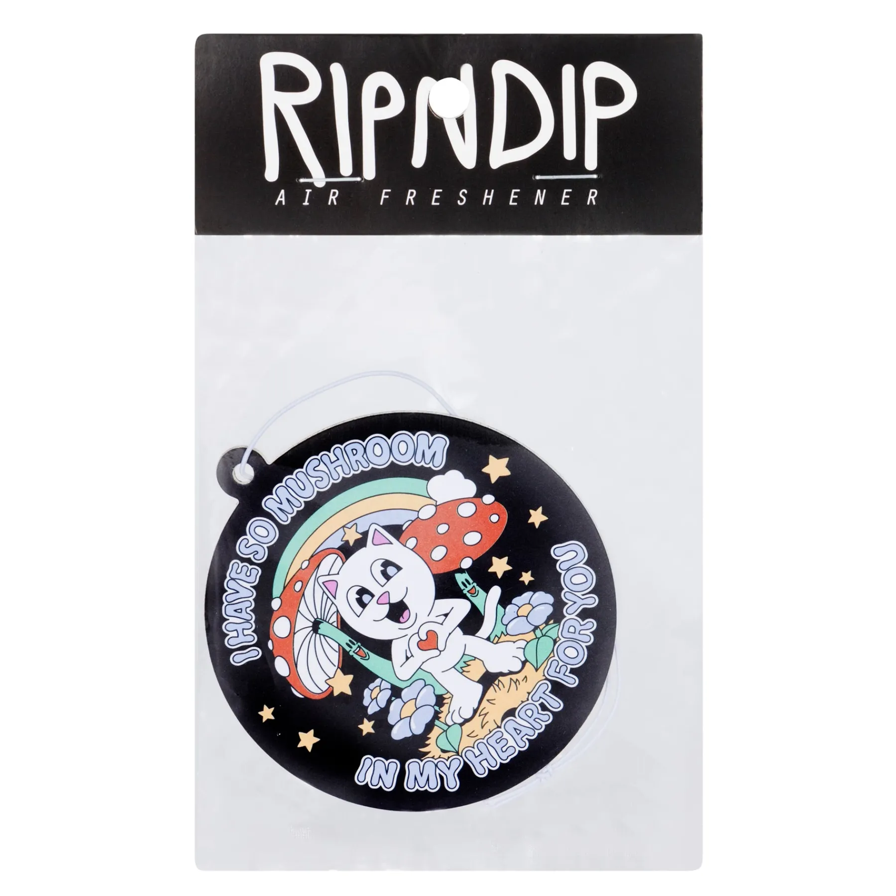 Ripndip Stocking Stuffers|Car Accessories<So Mushroom Air Freshener (Black)