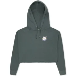 Ripndip Hoodies / Crewnecks|Womens<So Mushroom Cropped Hoodie (Charcoal)
