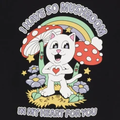 Ripndip Short Sleeve Tees<So Mushroom Tee (Black)