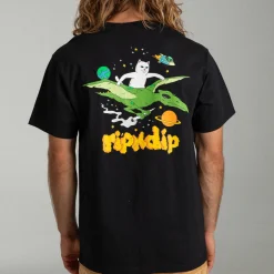 Ripndip Short Sleeve Tees<Space Bird Tee (Black)