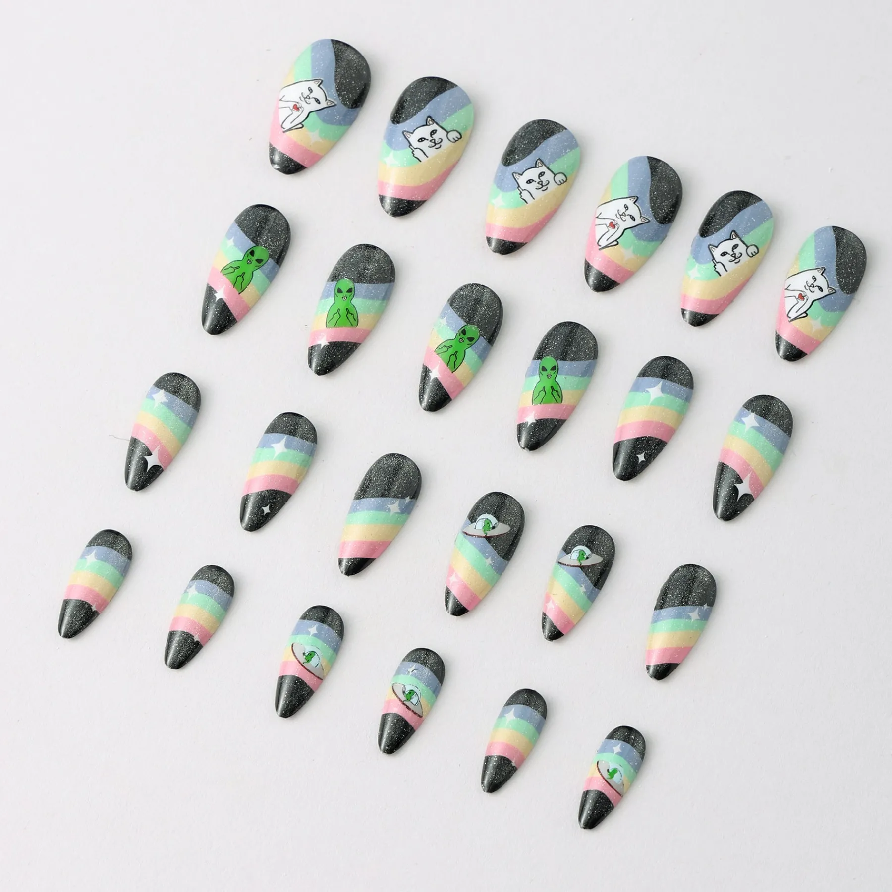 Ripndip Stocking Stuffers<Space Out Press On Nail Set