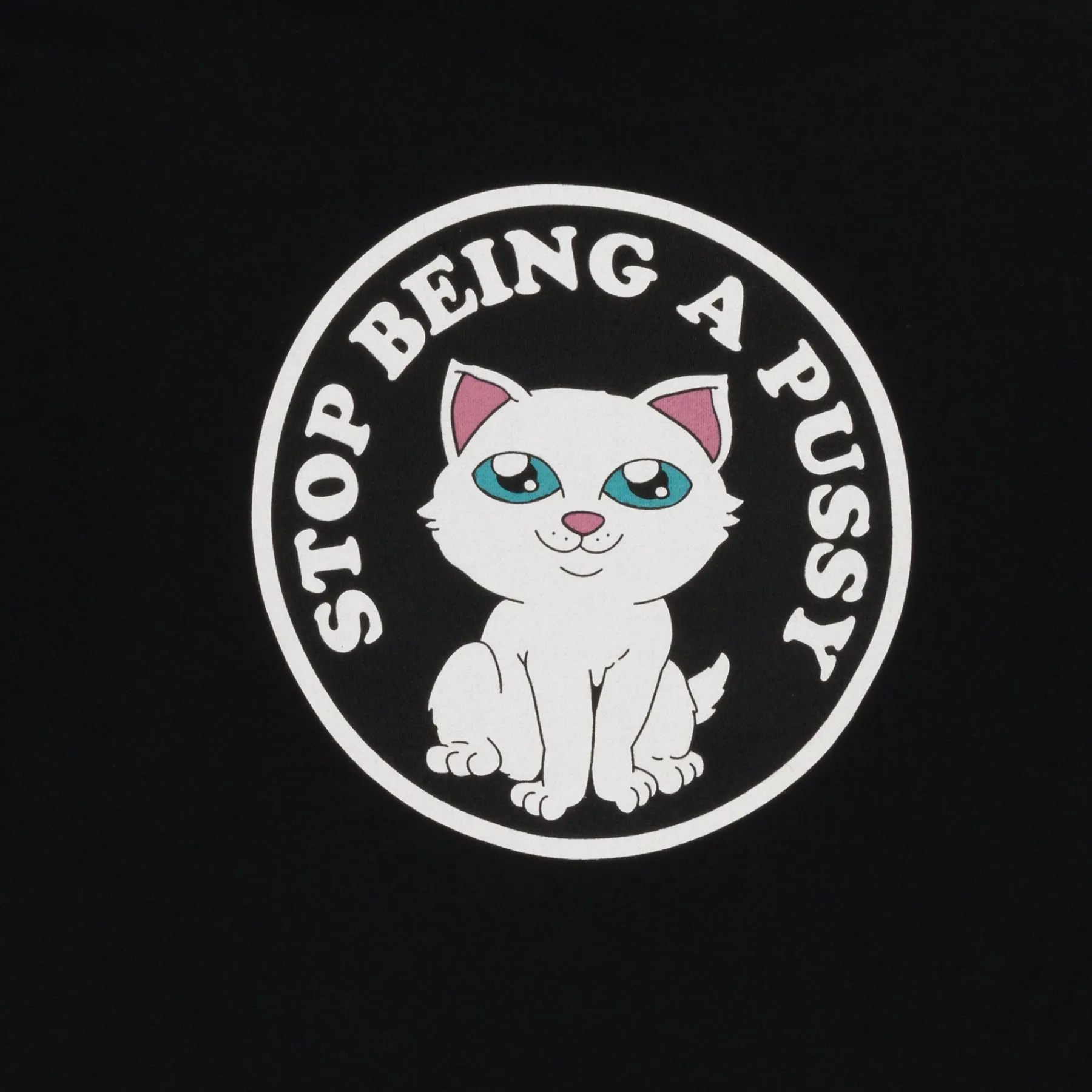 Ripndip Hoodies / Crewnecks<Stop Being A Pussy Hoodie (Black)