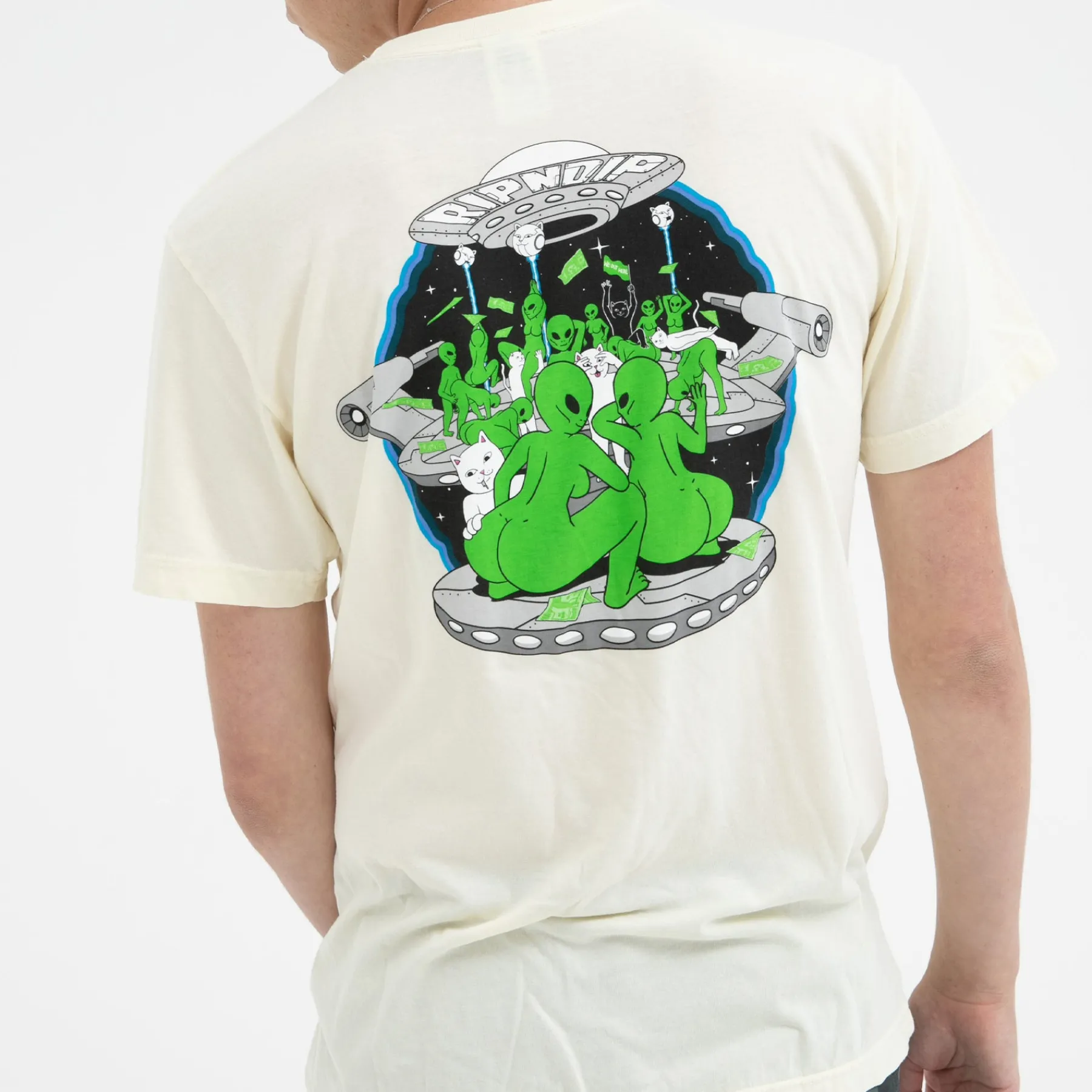 Ripndip Short Sleeve Tees<St Pocket Tee (Natural)
