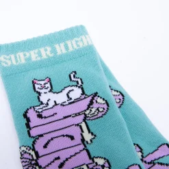 Ripndip Socks<Super Psychedelic Socks (Sage/Lavender)