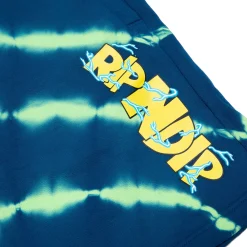 Ripndip Sweats|Shorts<Super Sanerm Sweatshorts (Navy/Neon Green Dye)