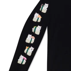 Ripndip Long Sleeve Tees<Sushi Nerm Long Sleeve (Black )