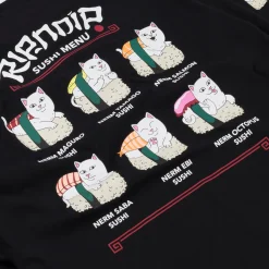 Ripndip Long Sleeve Tees<Sushi Nerm Long Sleeve (Black )