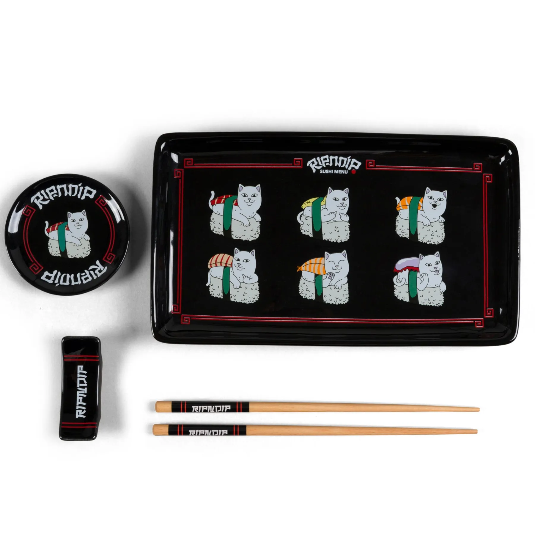 Ripndip Home Goods<Sushi Nerm Sushi Set (Black)