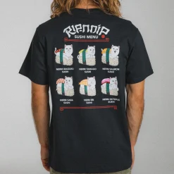 Ripndip Short Sleeve Tees<Sushi Nerm Tee (Black)