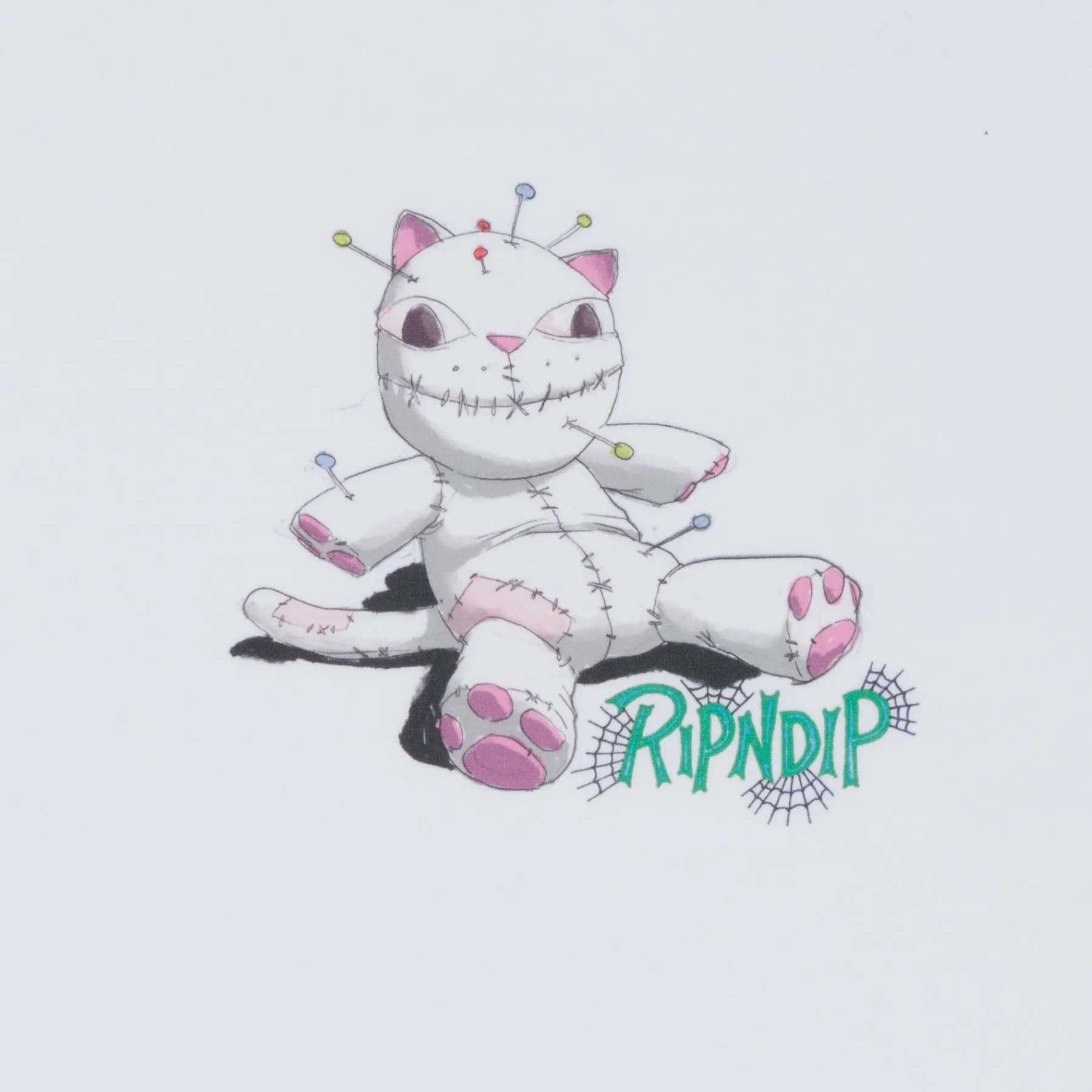 Ripndip Womens|Womens<Travis Cropped Baby Tee (White)