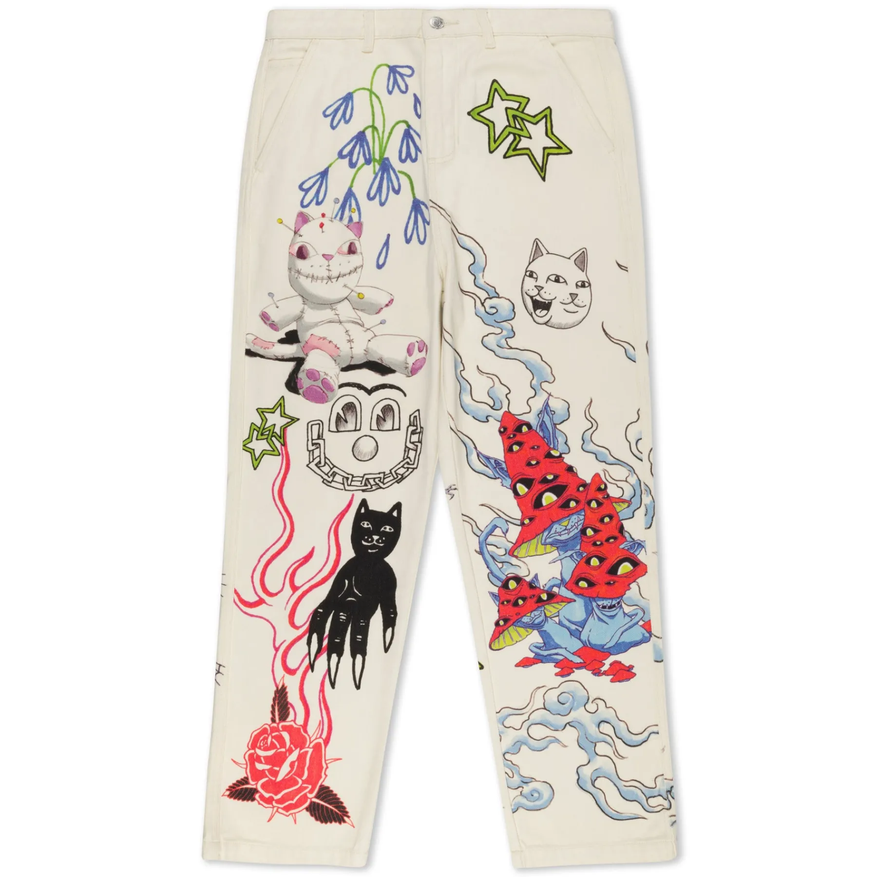 Ripndip Pants<Travis Pants (Off White)
