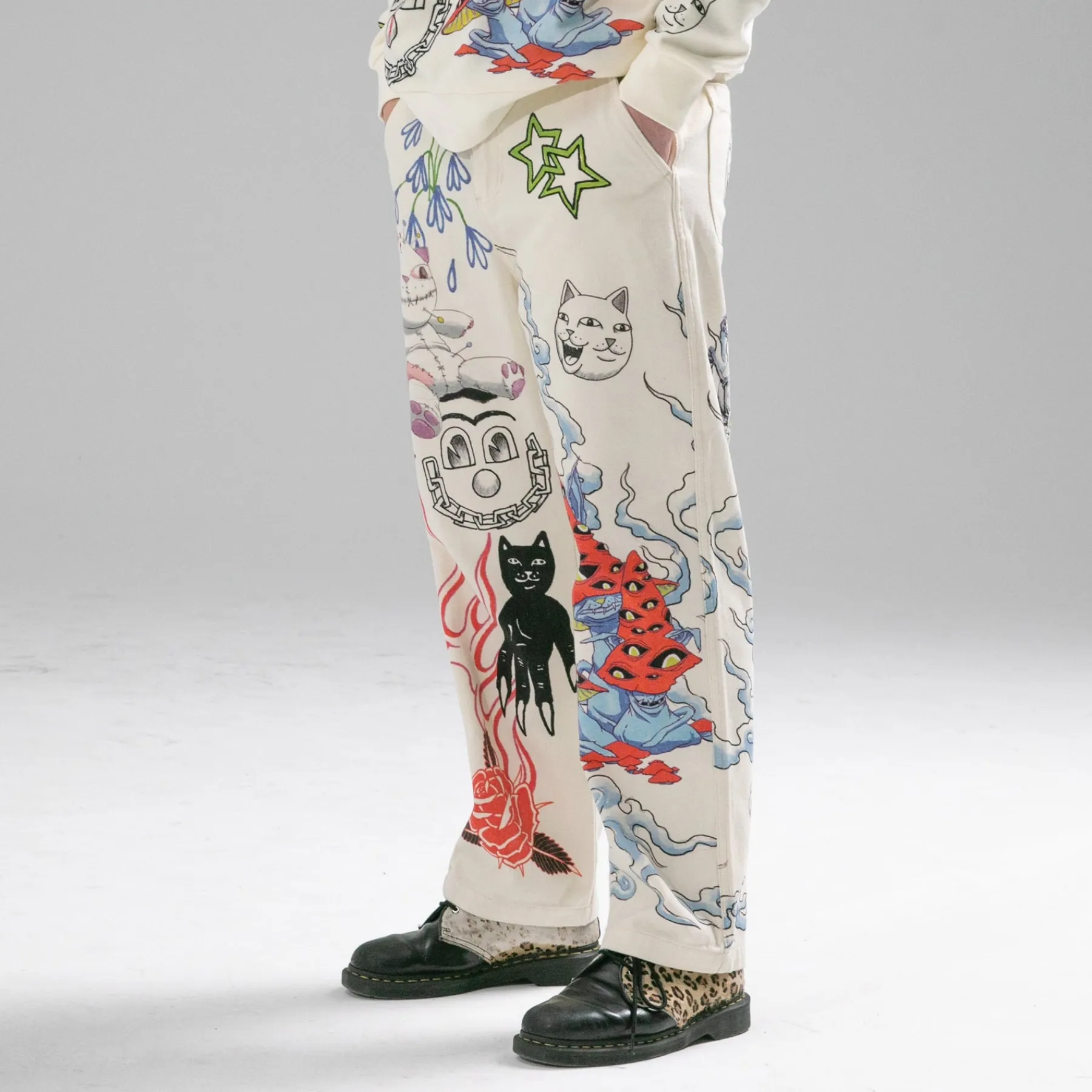 Ripndip Pants<Travis Pants (Off White)