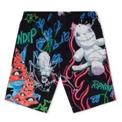 Ripndip Shorts|Swim Shorts<Travis Swim Shorts (Black)