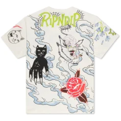 Ripndip Short Sleeve Tees<Travis Tee (Off White)