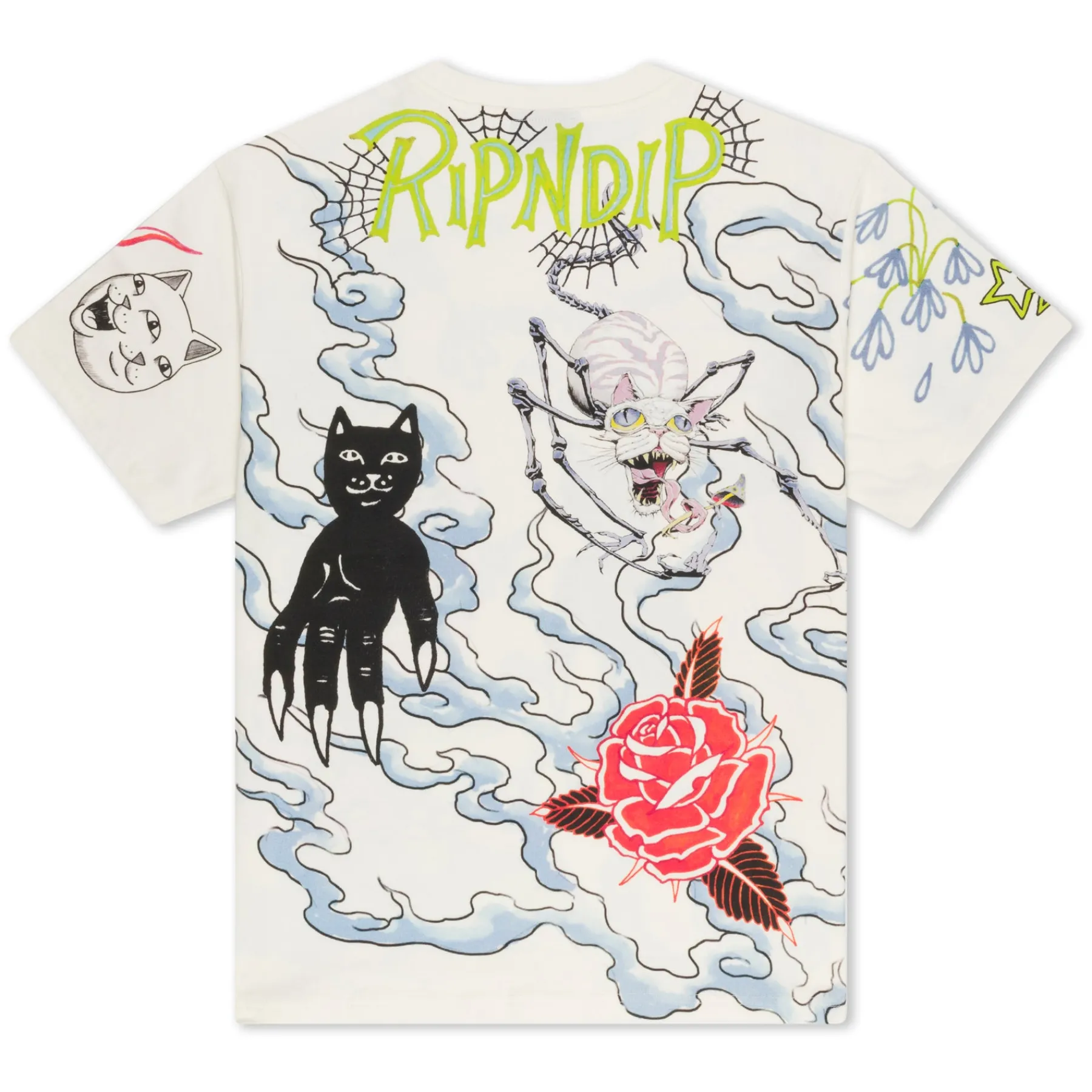 Ripndip Short Sleeve Tees<Travis Tee (Off White)