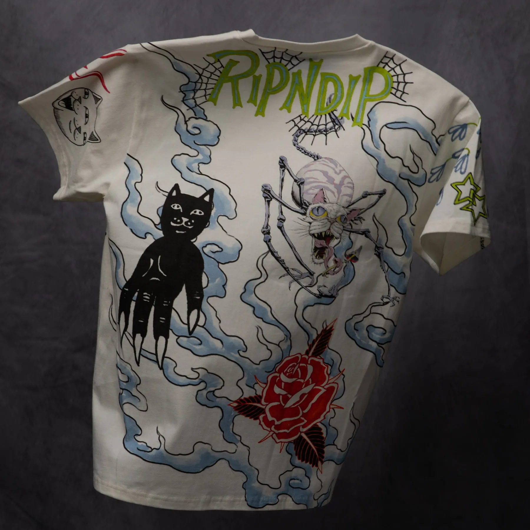 Ripndip Short Sleeve Tees<Travis Tee (Off White)