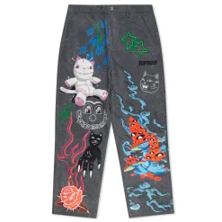 Ripndip Pants<Travis Wide Leg Pants (Charcoal)