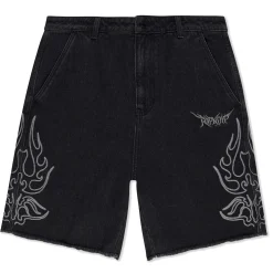 Ripndip Shorts<Volt Denim Shorts (Black)