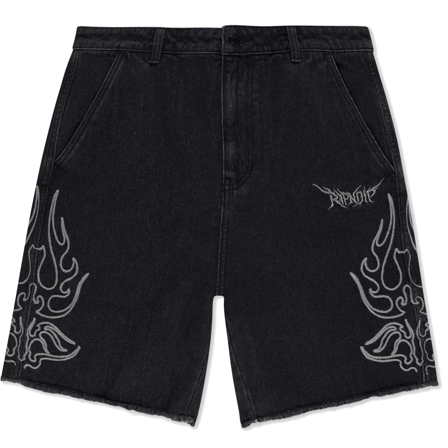 Ripndip Shorts<Volt Denim Shorts (Black)