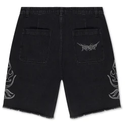 Ripndip Shorts<Volt Denim Shorts (Black)