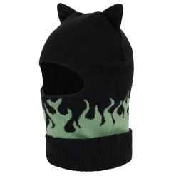 Ripndip Balaclavas|Beanies<Volt Kitty Ears Balaclava (Black)
