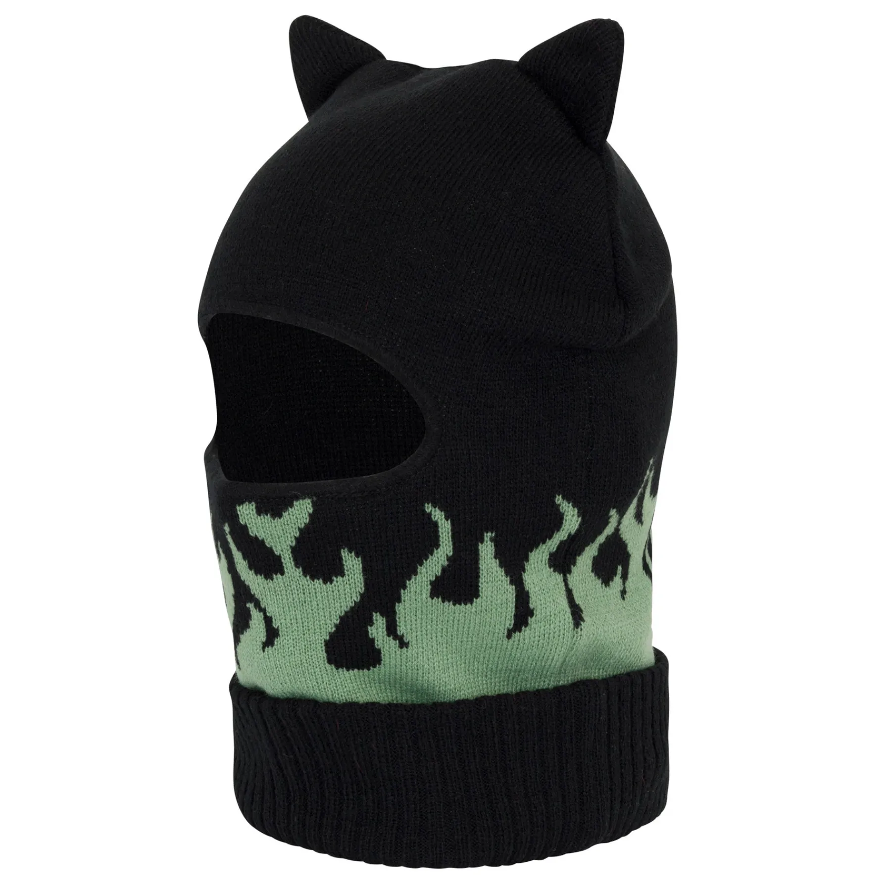 Ripndip Balaclavas|Beanies<Volt Kitty Ears Balaclava (Black)