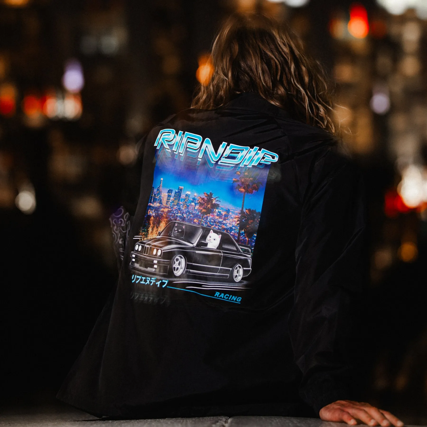 Ripndip Jackets<Vroom Vroom Coaches Jacket (Black)