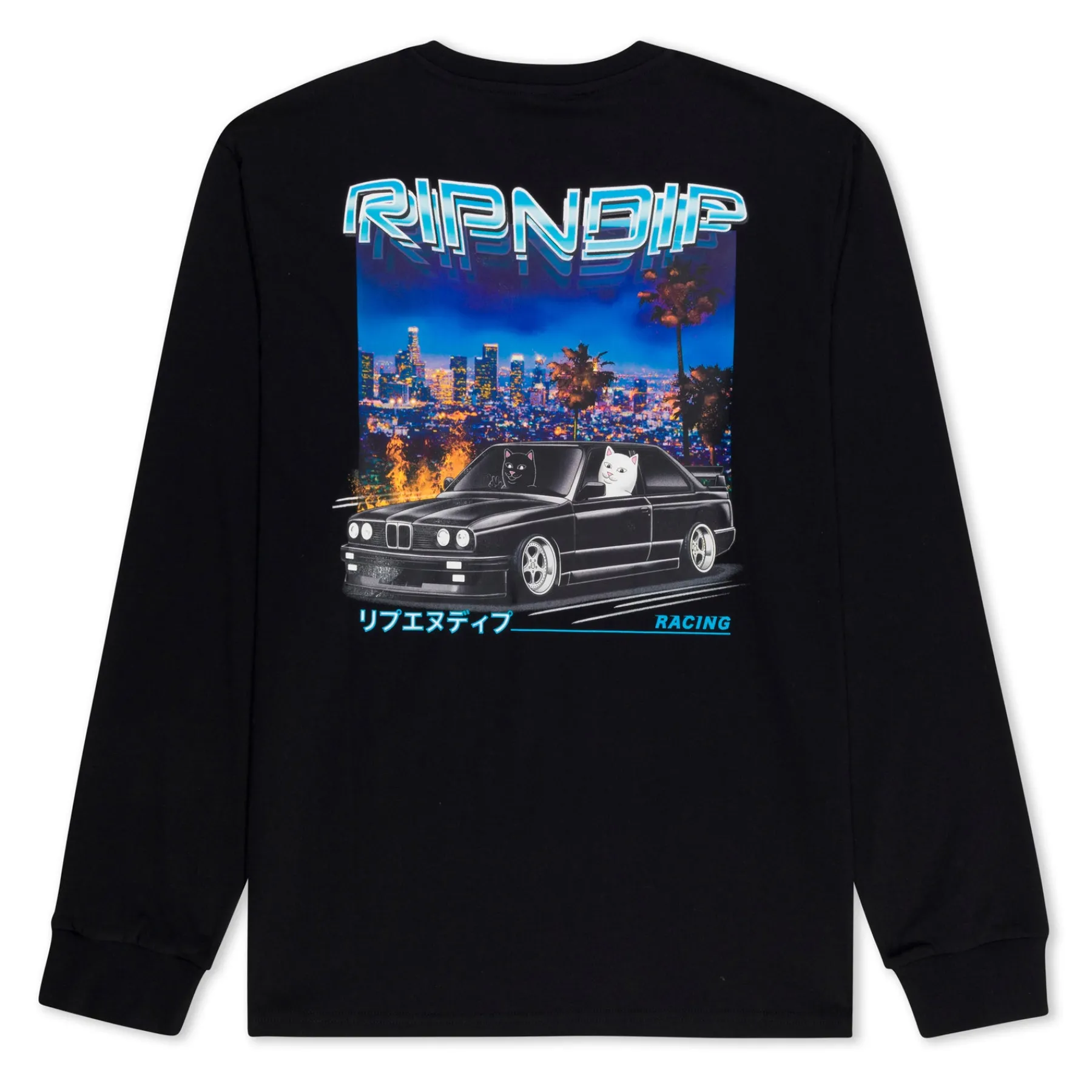 Ripndip Long Sleeve Tees<Vroom Vroom Long Sleeve (Black)