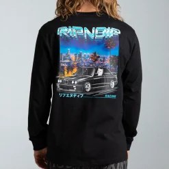 Ripndip Long Sleeve Tees<Vroom Vroom Long Sleeve (Black)