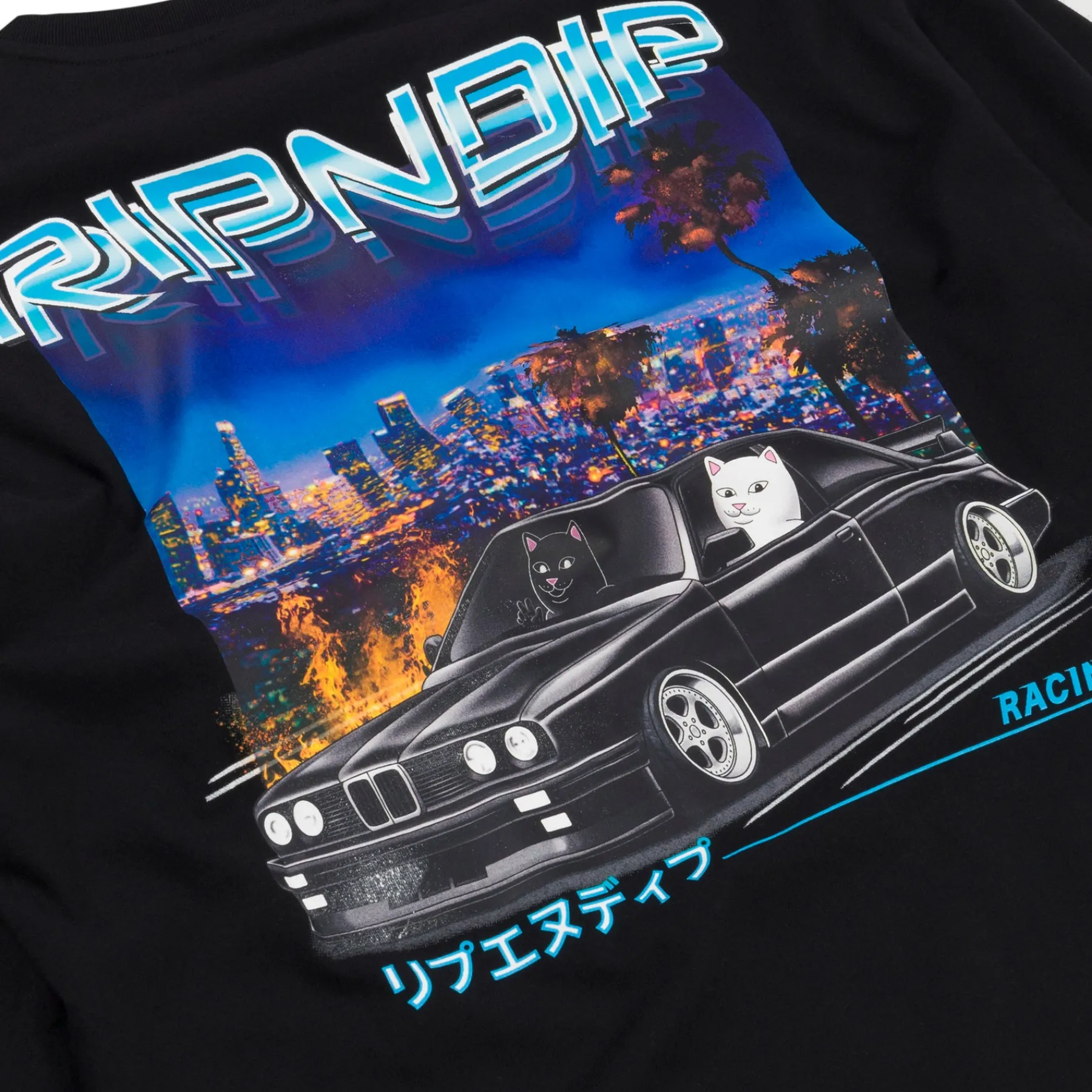 Ripndip Long Sleeve Tees<Vroom Vroom Long Sleeve (Black)