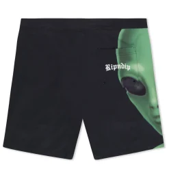 Ripndip Swim Shorts|Shorts<We Come In Peace Swim Shorts (Black)