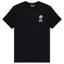 Ripndip Short Sleeve Tees|Stocking Stuffers<We Come In Peace Tee (Black)