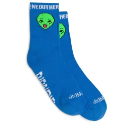Ripndip Socks<We Out Here Mid Socks (Blue)