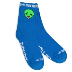 Ripndip Socks<We Out Here Mid Socks (Blue)