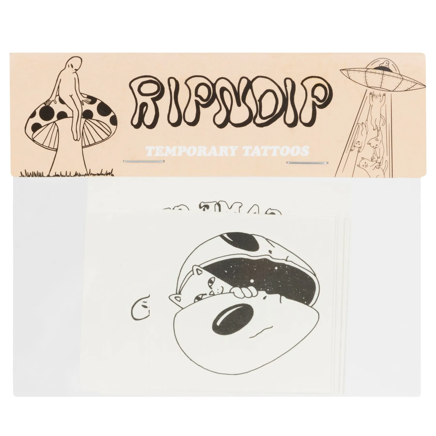 Ripndip Stocking Stuffers<We Out Here Tattoo Sheet (Black)