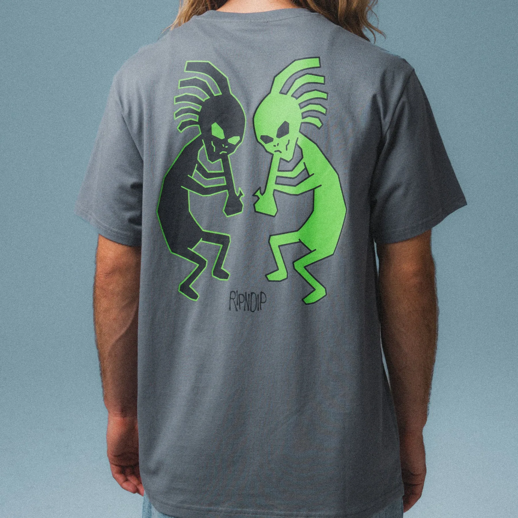 Ripndip Short Sleeve Tees|Stocking Stuffers<We Were Here Tee (Charcoal)