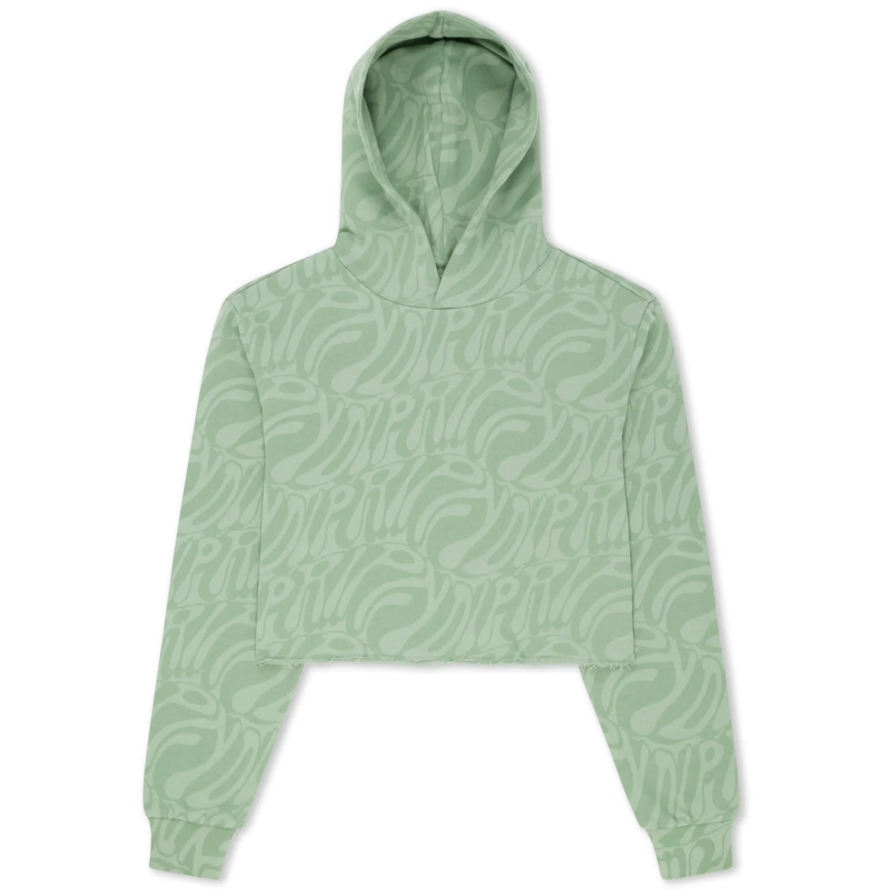 Ripndip Hoodies / Crewnecks|Womens<Wilshire Cropped Hoodie (Pine)