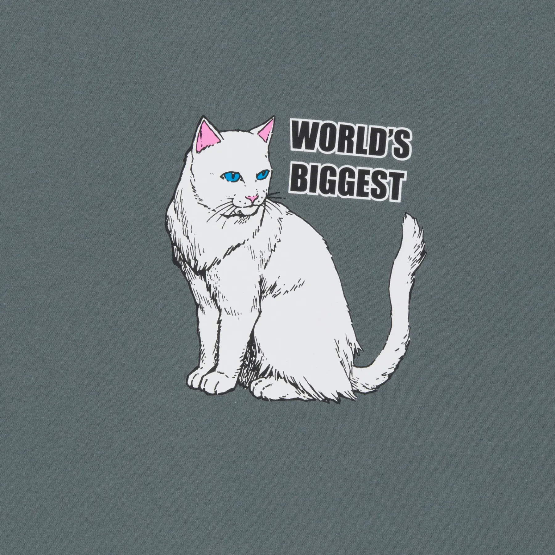 Ripndip Short Sleeve Tees|Stocking Stuffers<World's Biggest Tee (Charcoal)