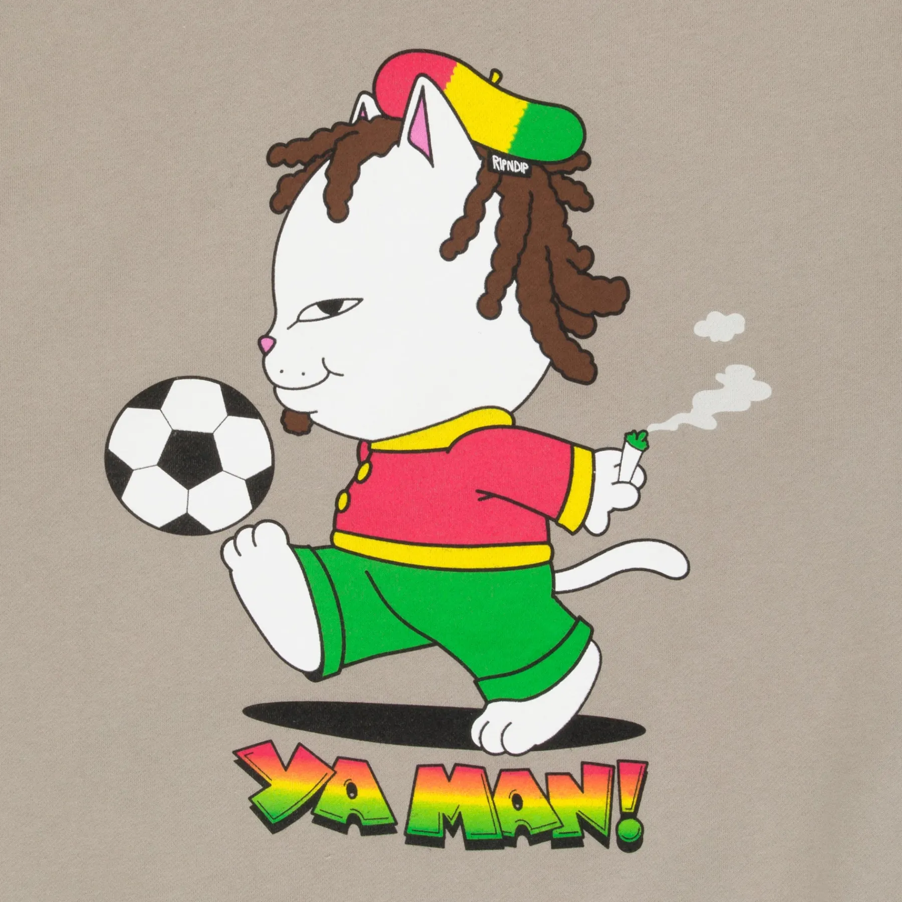 Ripndip Hoodies / Crewnecks<Ya Man! Hoodie (Cement)