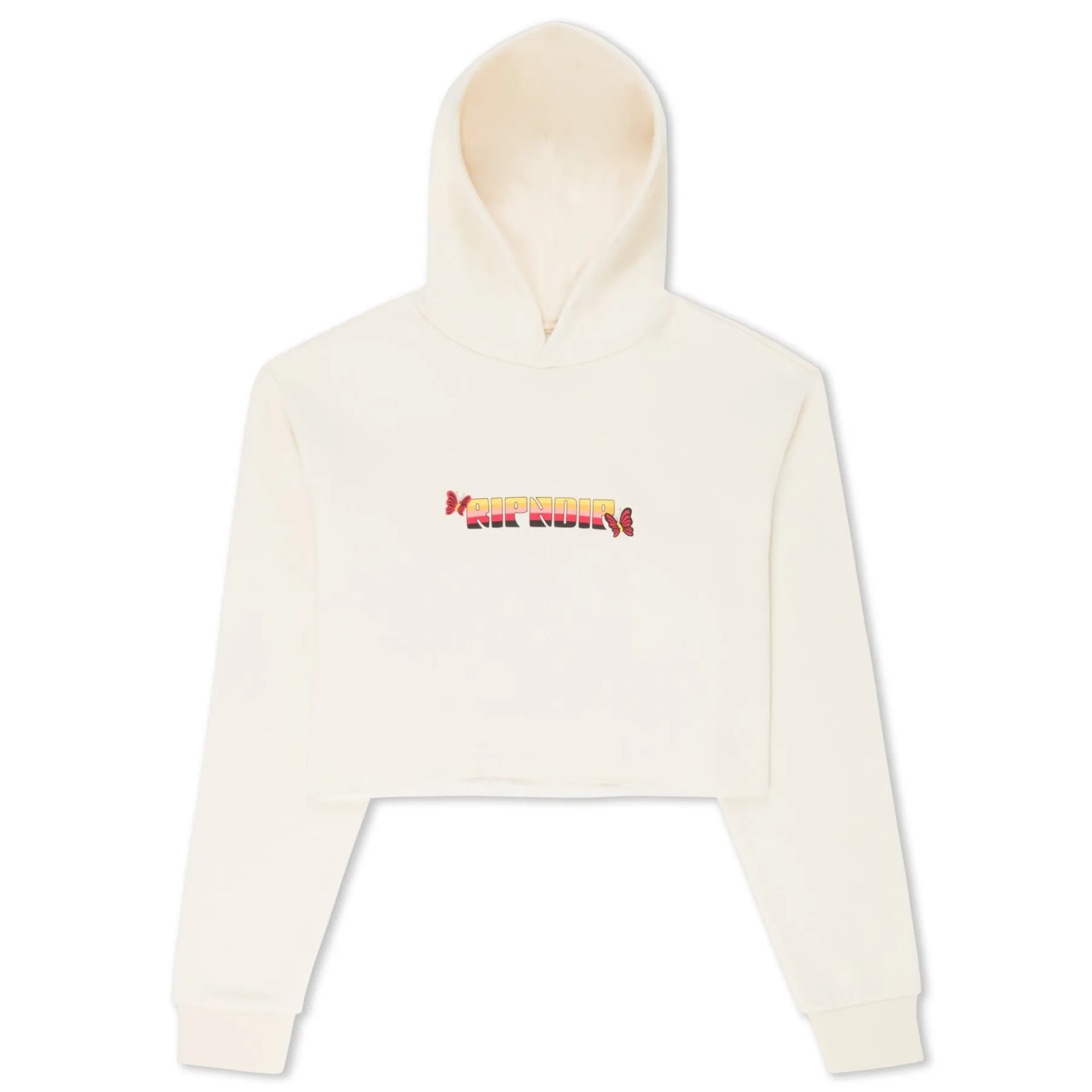 Ripndip Hoodies / Crewnecks|Womens<You Love Me Cropped Hoodie (Natural)