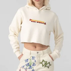 Ripndip Hoodies / Crewnecks|Womens<You Love Me Cropped Hoodie (Natural)