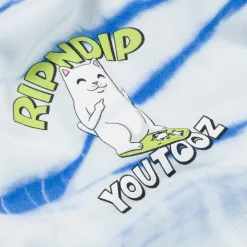 Ripndip Hoodies / Crewnecks<YouTooz Surfer Hoodie (Blue Stripe Dye)