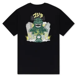 Ripndip Short Sleeve Tees<Youtooz x Godzilla Tee (Black)