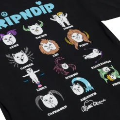Ripndip Short Sleeve Tees<Zodiac Tee (Vintage Black)